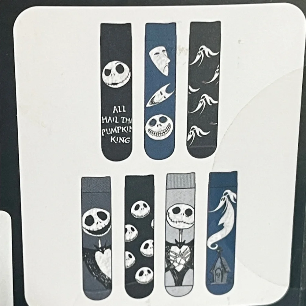 The Nightmare Before Christmas Socks  7 Days Of Cozy Crew Socks 6-12 New